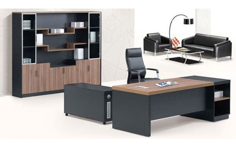 時(shí)尚中式大班臺(tái)